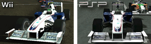 BMW-Sauber F1.09 in der Wii und PSP - Version